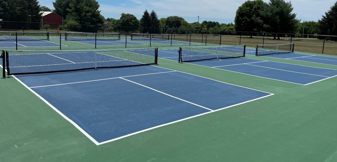 Photo of pickleball courts